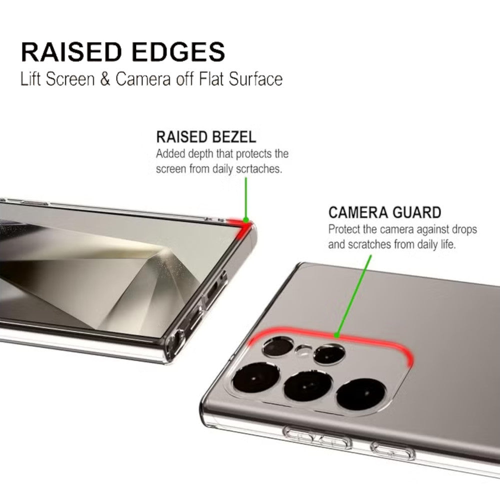 Case Transparente Compatible con Samsung S25 Ultra Space