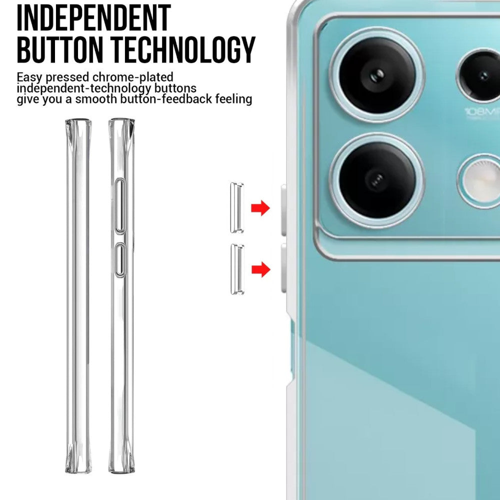 Case Transparente Compatible con Xiaomi Redmi Note 13 4G Space