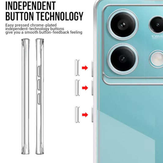 Case Transparente Compatible con Xiaomi Redmi Note 13 Pro 4G Space
