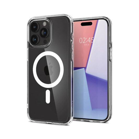 Case Compatible con iPhone 15 Pro Spigen Neo Hybrid Crystal Magsafe Transparente