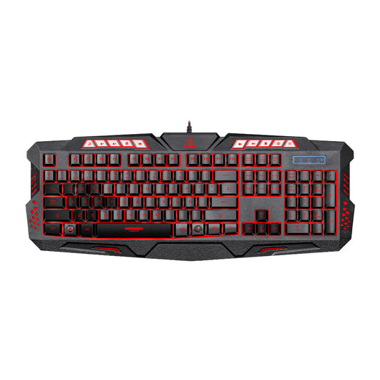 Teclado Micronics Lumiere MIC-K701 Gamer LED 7 Colores Conexión USB